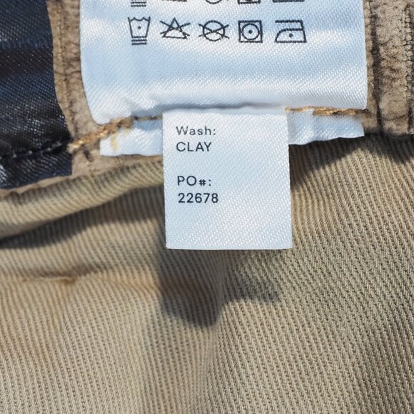 Reformation Corduroy Pants Womens 29 Tan Cynthia High Rise Button Fly Academia - Picture 3 of 12